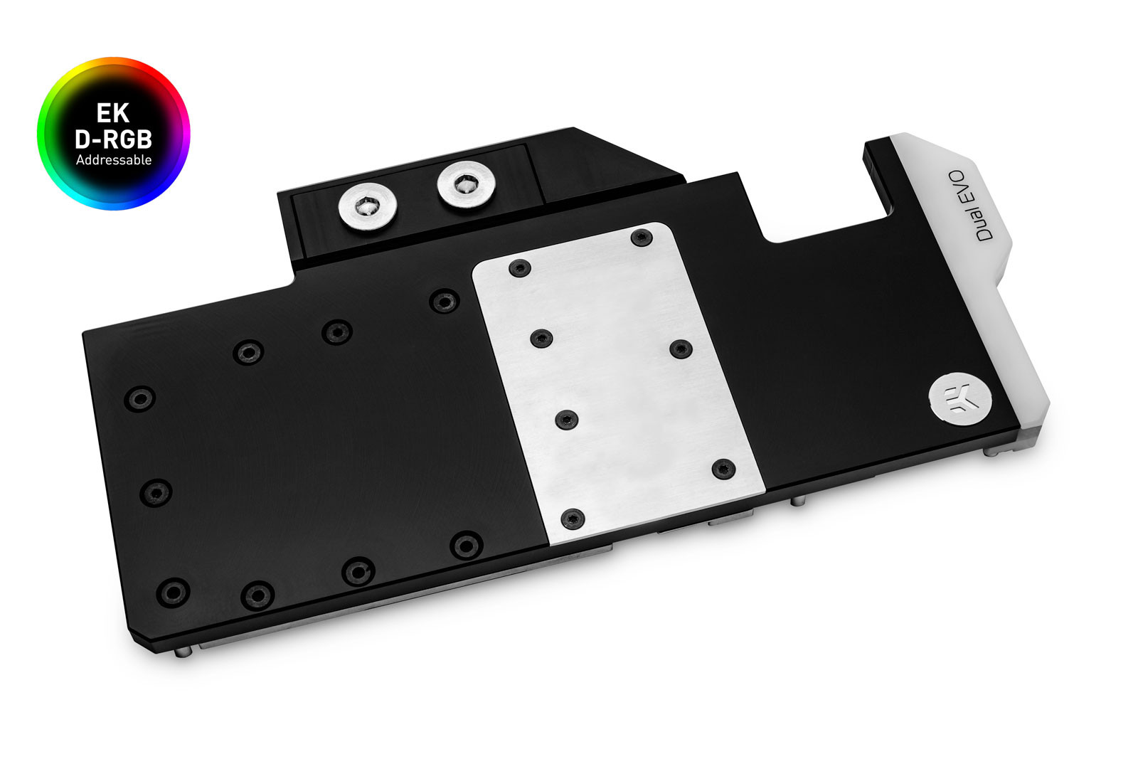 Водоблок EKWB EK-Quantum Vector Dual Evo RTX 2070/2080 D-RGB - Nickel + Acetal для видеокарт ASUS 2080S и 2070S