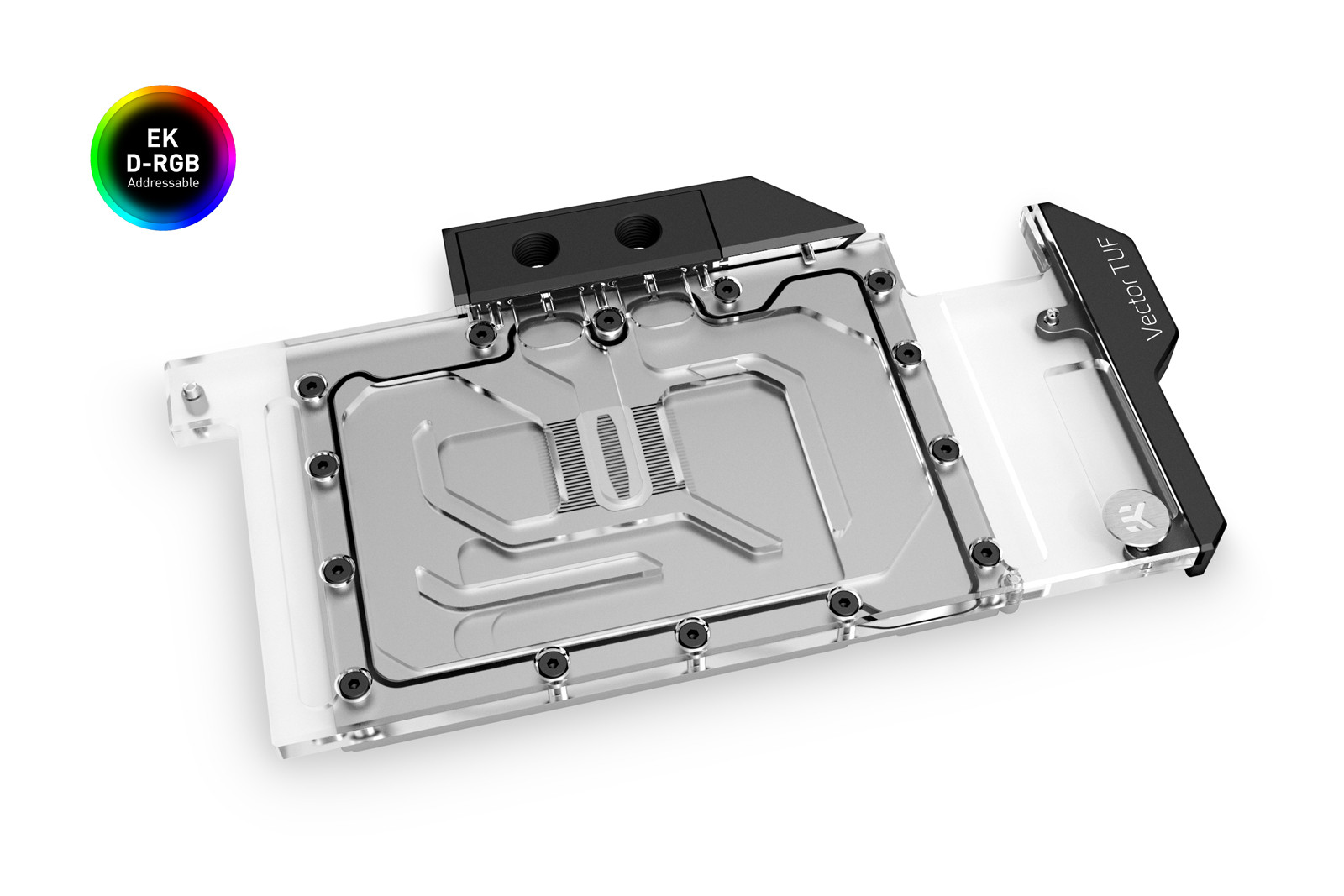 Водоблок EKWB EK-Quantum Vector TUF RTX 3080/3090 D-RGB - Nickel + Plexi для видеокарт ASUS TUF RTX 3080