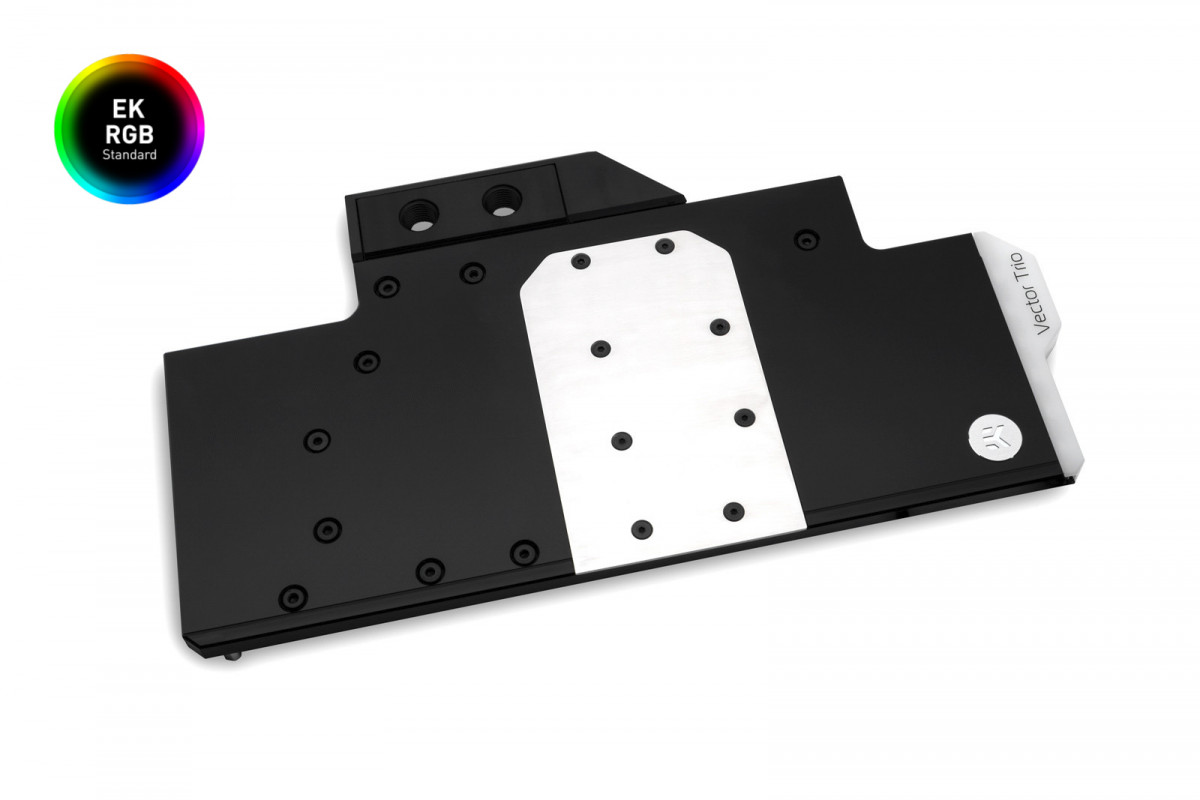 Водоблок EKWB EK-Vector Trio RTX 2080 RGB - Nickel + Acetal для видеокарт MSI GeForce RTX 2080 Gaming Trio