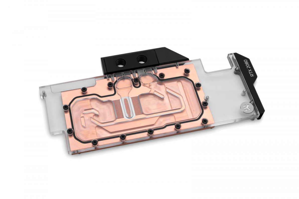 Водоблок EKWB EK-Vector RTX RE - Copper + Plexi для видеокарт NVidia 2080