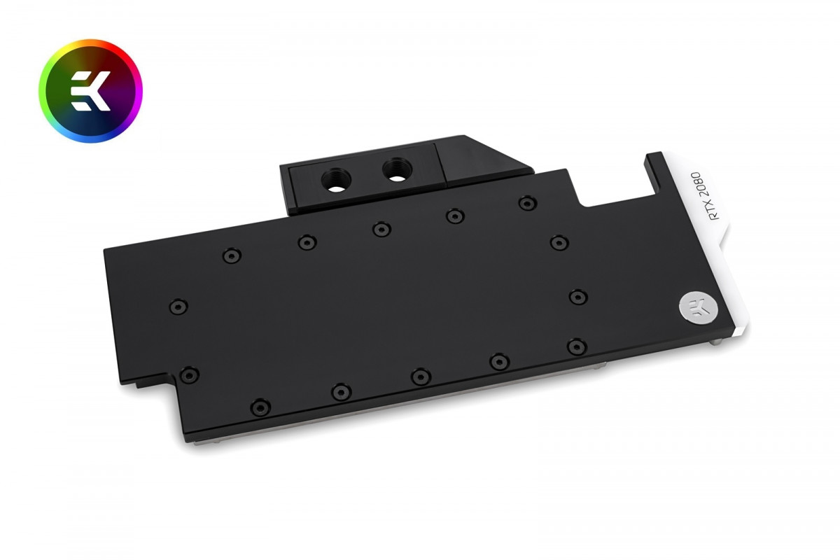 Водоблок EKWB EK-Vector RTX 2080 RGB - Nickel + Acetal для видеокарт NVidia 2080S