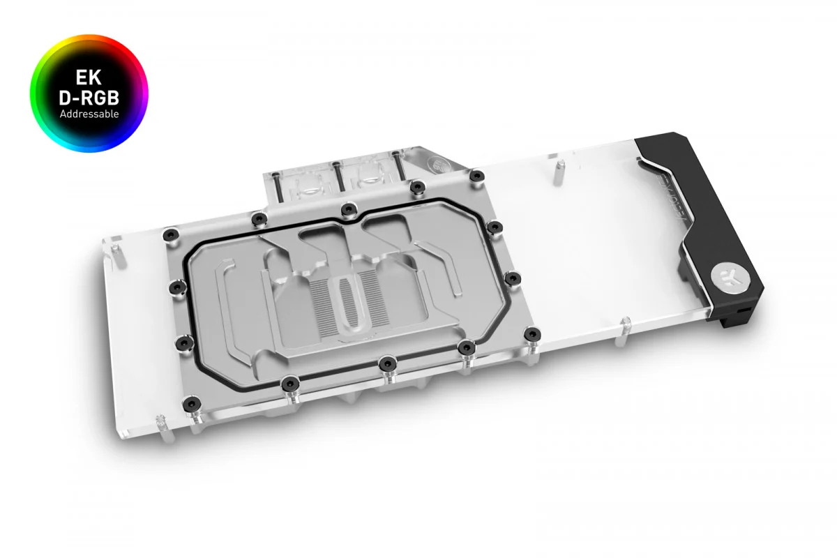 Водоблок EKWB EK-Quantum Vector XC3 RTX 3080/3090 D-RGB - Nickel + Plexi для видеокарт EVGA GeForce RTX 3090 XC3