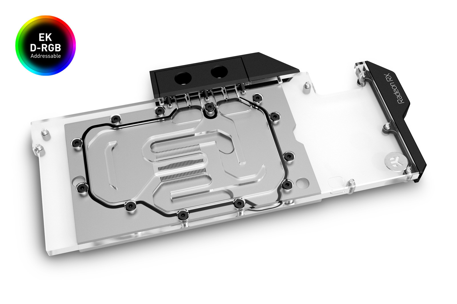 Водоблок EKWB EK-Quantum Vector RX 6800/6900 D-RGB - Nickel + Plexi для видеокарт AMD Radeon RX 6900 XT