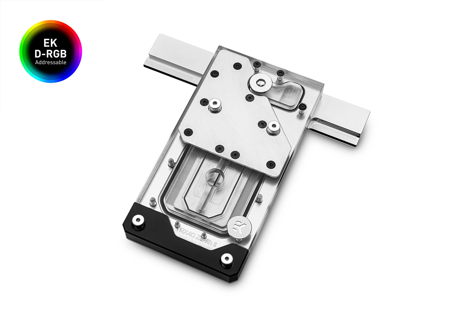 Водоблок для материнской платы ASUS ROG Zenith II Extreme EKWB EK-Quantum Momentum ROG Zenith II Extreme D-RGB - Plexi