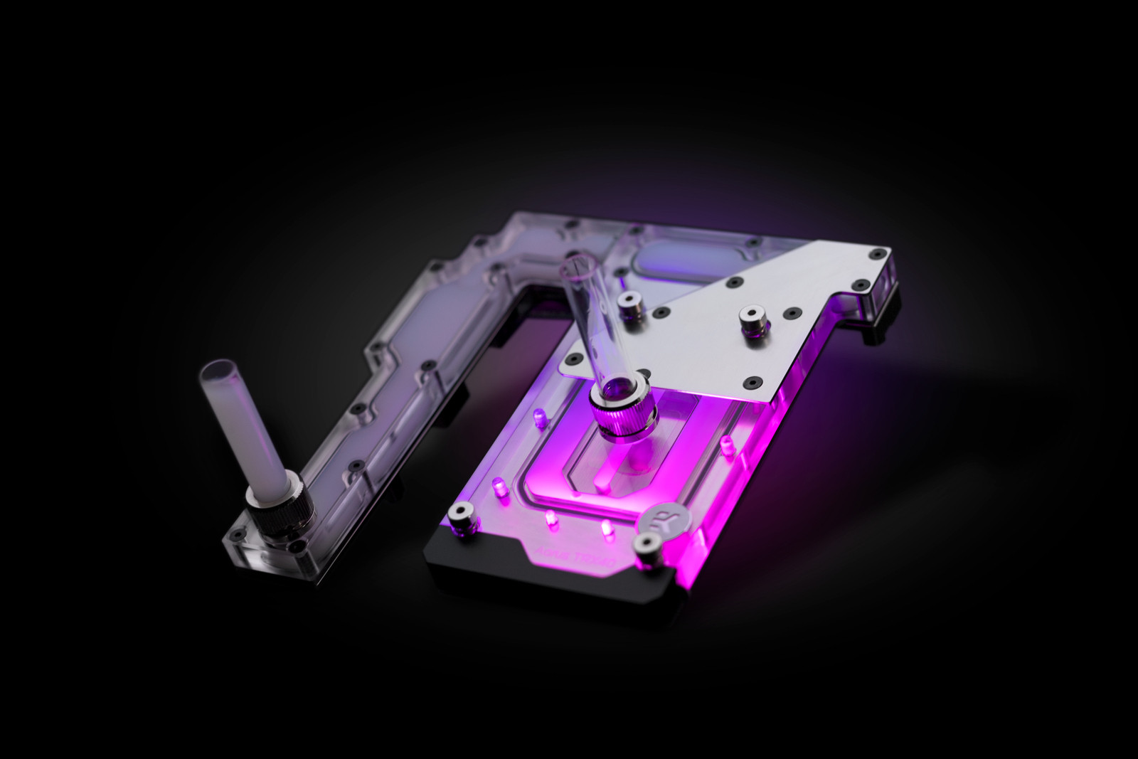 Водоблок для материнской платы Gigabyte TRX40 Aorus Master  EKWB EK-Quantum Momentum TRX40 Aorus Master D-RGB - Plexi