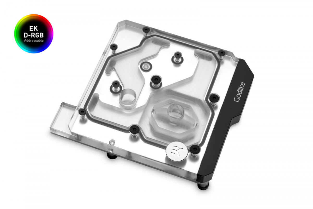 Водоблок для материнской платы  MSI MEG Z390 Godlike EKWB  EK-Momentum MSI Z390 MEG Godlike D-RGB - Plexi