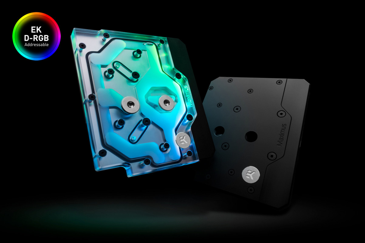 Водоблок для материнской платы ASUS ROG Maximus XII Hero EKWB EK-Quantum Momentum ROG Maximus XII Hero - Acetal