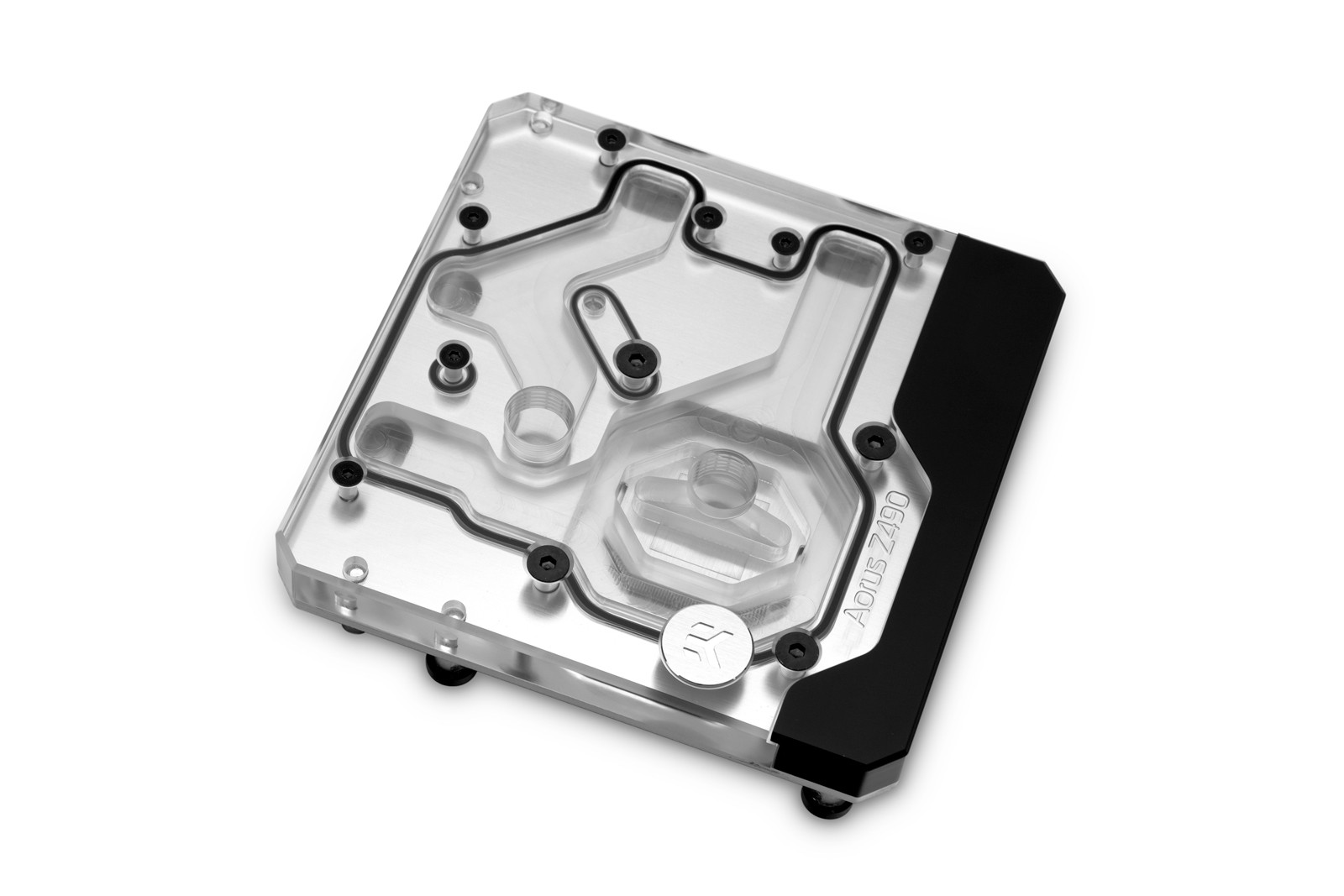 Водоблок для материнской платы Gigabyte Z490 Aorus Maste EKWB EK-Quantum Momentum Aorus Z490 Master D-RGB - Plexi