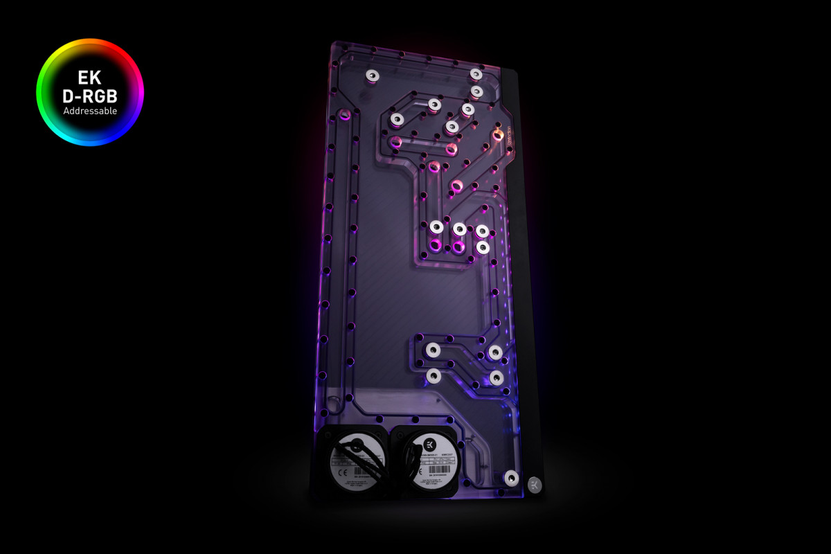 Водоблок для корпуса Corsair Obsidian 1000D EKWB EK-Quantum Reflection 1000D D5 PWM D-RGB - Plexi