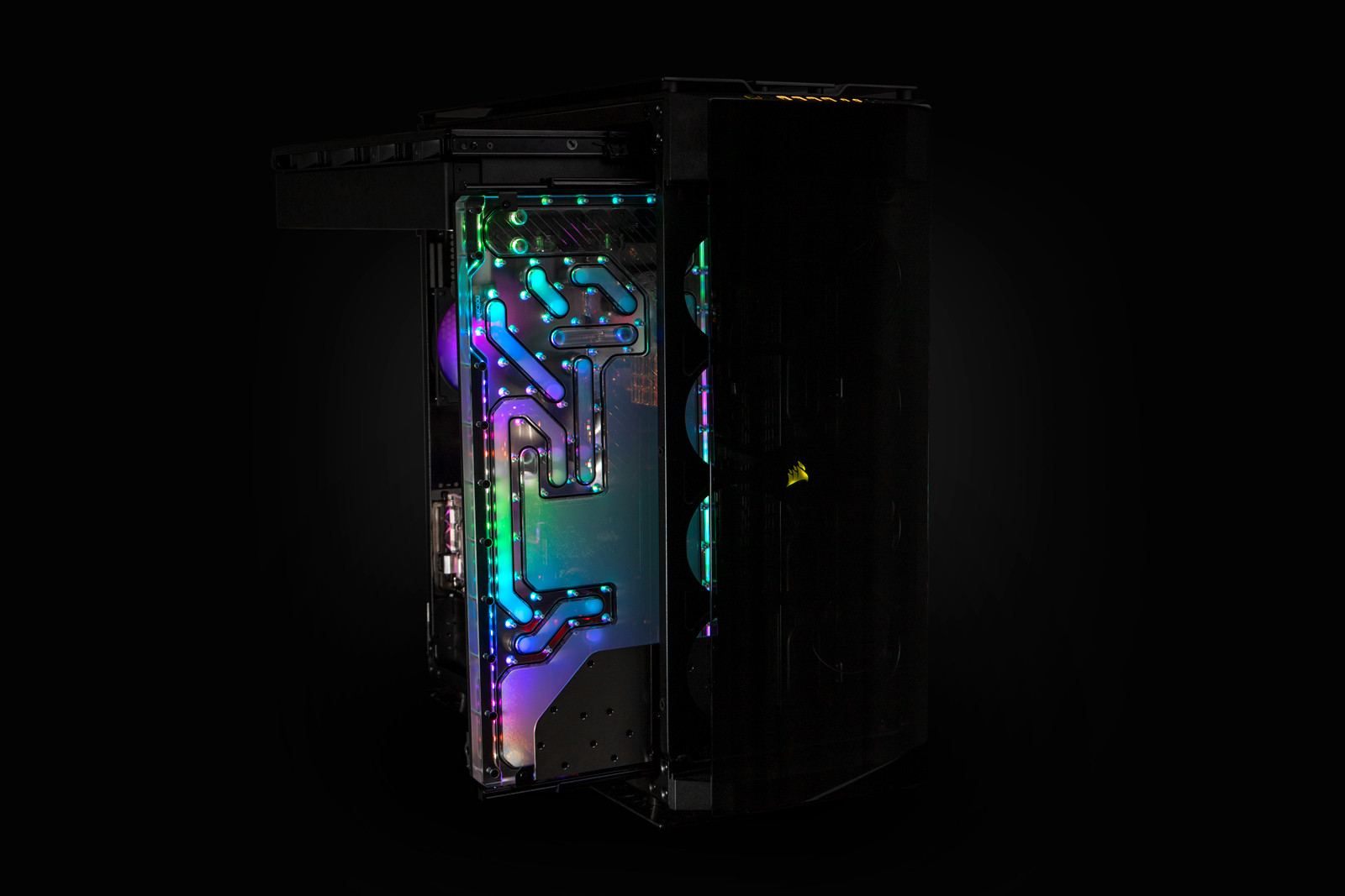 Водоблок для корпуса Corsair Obsidian 1000D EKWB EK-Quantum Reflection 1000D D5 PWM D-RGB - Plexi