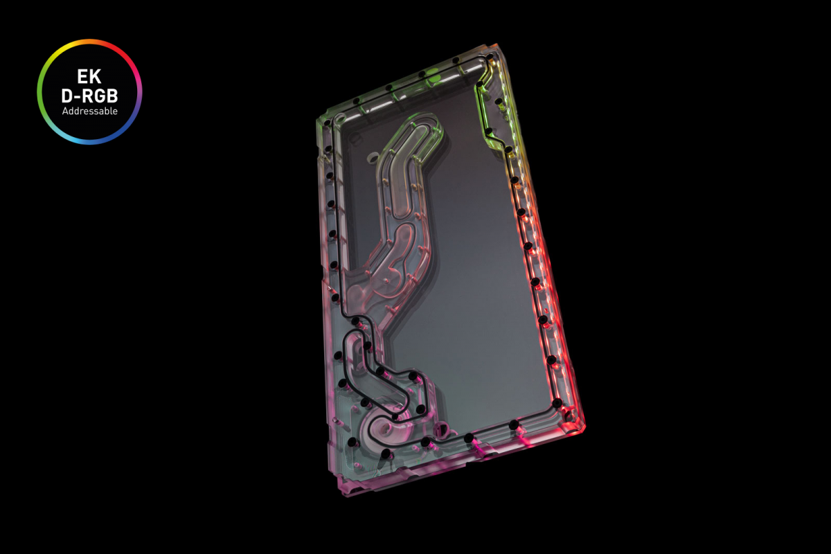 Водоблок для корпуса Lian Li O11 EKWB EK-Classic DP Front PC-O11D D-RGB + SPC PWM