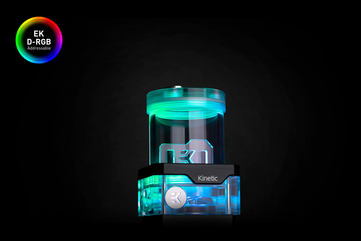 Резеурвар с помпой EKWB EK-Quantum Kinetic TBE 120 VTX PWM D-RGB - Plexi