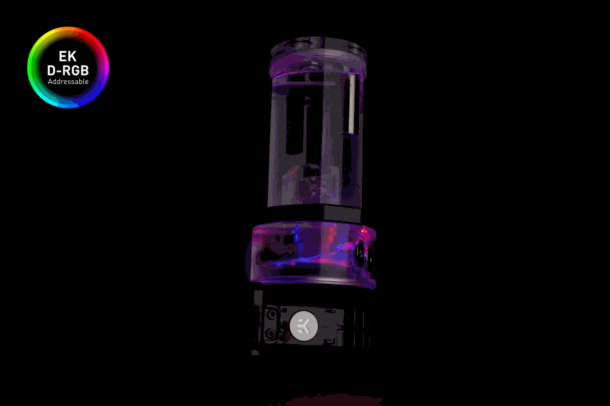Резеурвар с помпой EKWB EK-Quantum Kinetic TBE 200 D5 PWM D-RGB - Plexi