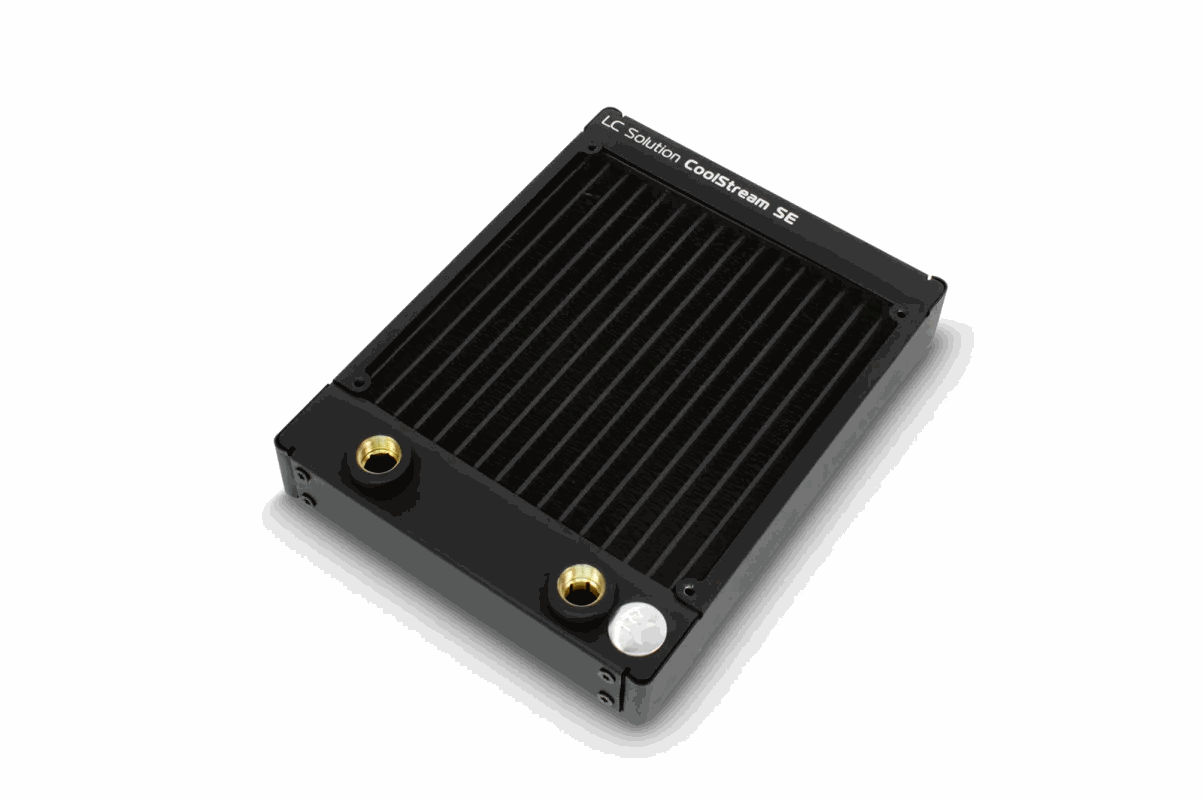 Радиатор 140*1 для системы жидкостного охлаждения ПК EKWB EK-CoolStream SE 140 (Slim Single)