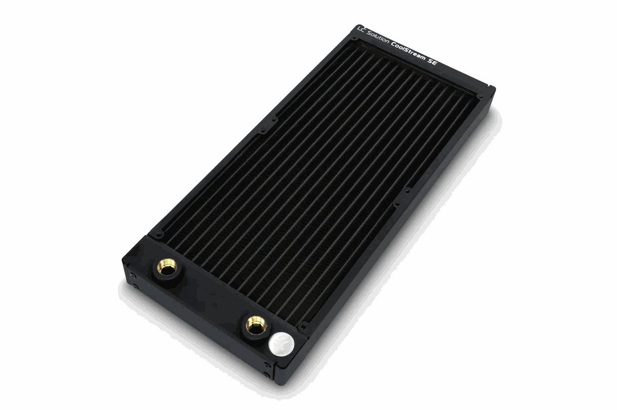 Радиатор 140*2 для системы жидкостного охлаждения ПК EKWB EK-CoolStream SE 280 (Slim Dual)