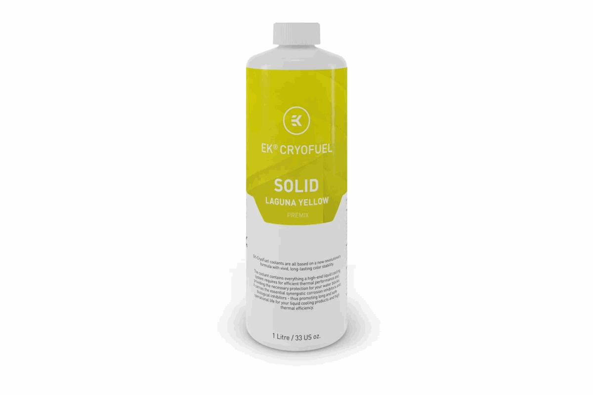 Охлаждающая жидкость бледно-желтая EKWB EK-CryoFuel Solid Laguna Yellow (Premix 1000mL)