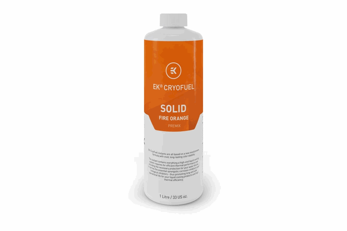 Охлаждающая жидкость огненно-оранжевая EKWB EK-CryoFuel Solid Fire Orange (Premix 1000mL)