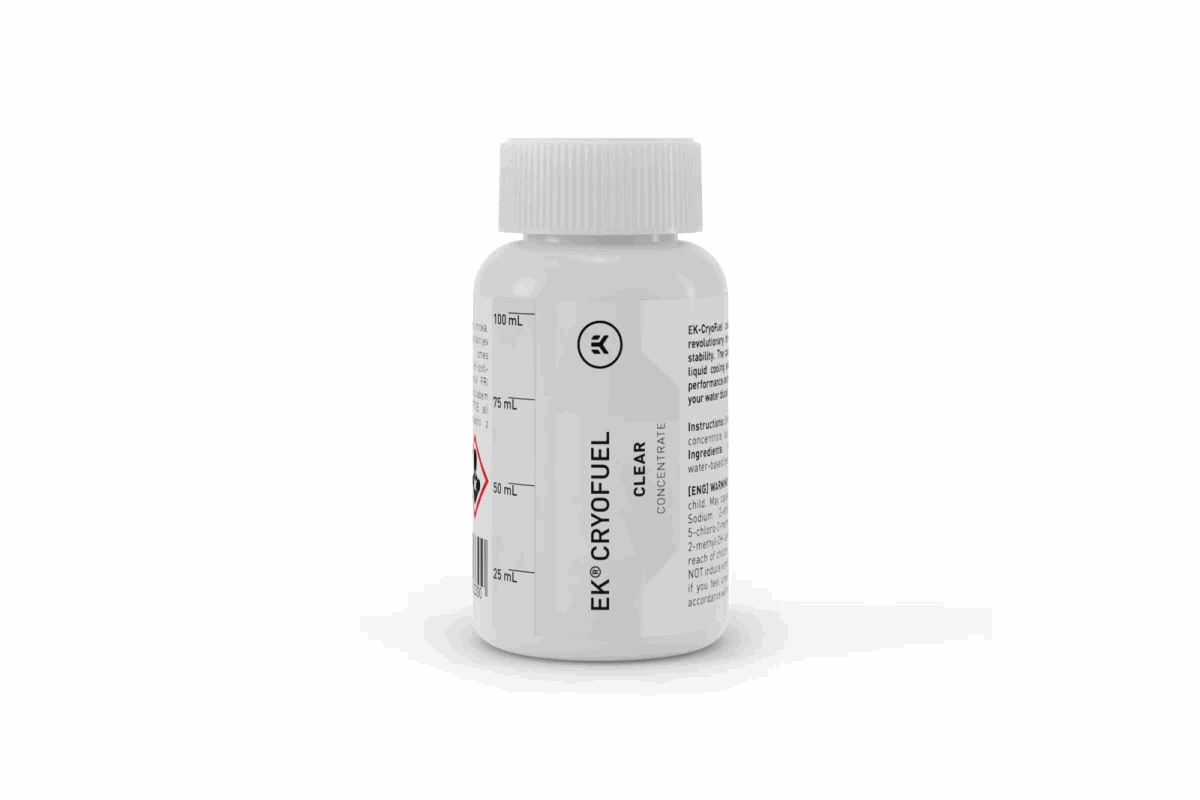 Концентрат для охлаждающей жидкости прозрачный EKWB EK-CryoFuel Clear (Concentrate 100mL)