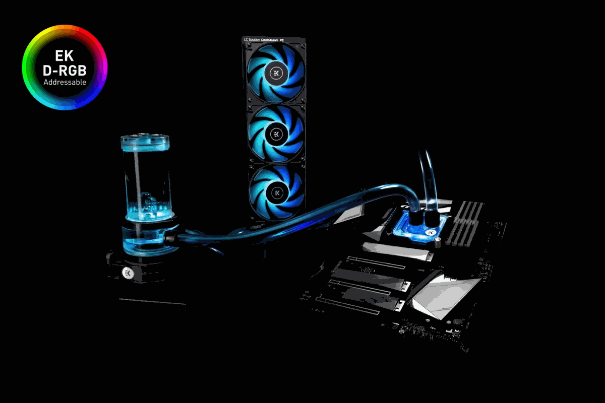 Набор жидкостного охлаждения EKWB  EK-Quantum Power Kit D-RGB P360 с радиатором 120х360