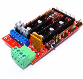 Плата управления для 3д принтера RAMPS 1.4 (2560, красная)