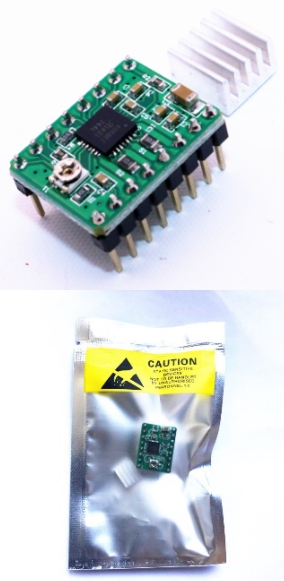 Драйвер шагового двигателя A4988 (зеленая плата, 1.5A)