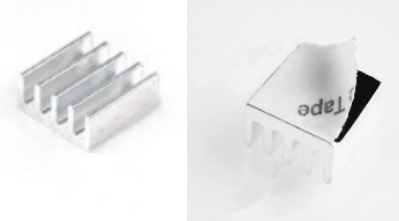 Радиатор с клейкой лентой для A4988/DRV8825 StepStick (9x9x5мм)