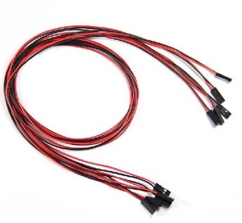 Кабель Dupont для концевиков мама-мама (2 контакта, 70см)