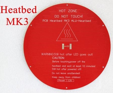 Алюминиевый нагревательный столик 220 мм  MK3