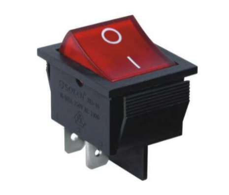 Выключатель KCD4 (220В, ON/OFF, 4 контакта)