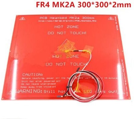 Нагревательный столик PCB MK2A 300 * 300 * 2 мм с кабелем 60 см и термистором 100 кОм NTC 3950