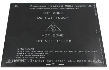 Алюминиевая пластина MK2A 300 * 300 * 3,0 мм RepRap RAMPS 1.4