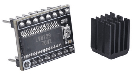 Драйвер шагового мотора LV8729 с радиатором (6-36В)