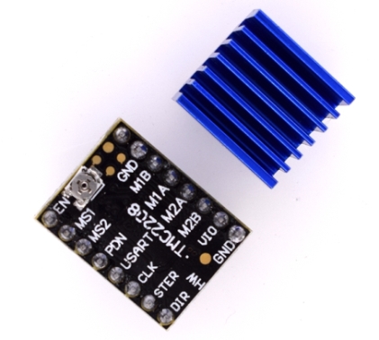 Драйвер шагового двигателя TMC2208 (черный)