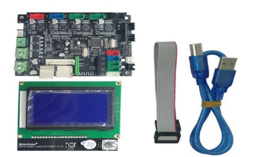 Плата MKS Robin lite 32-bit ARM с дисплеем LCDI12864