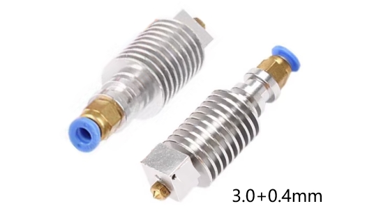 Экструдер в сборе Bowden V5 (0.4мм, филамент 3.0мм)