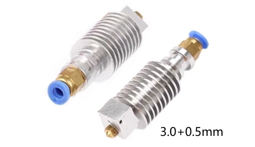 Экструдер в сборе Bowden V5 (0.5мм, филамент 3.0мм)