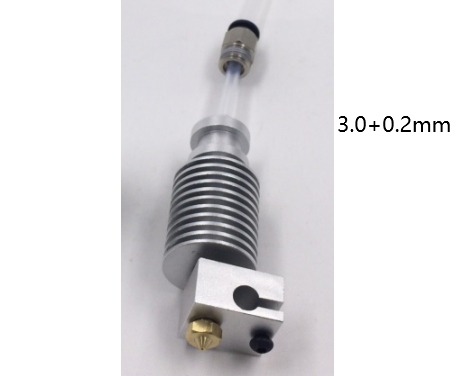 Экструдер в сборе Bowden V6 (0.2мм, филамент 3.0мм)