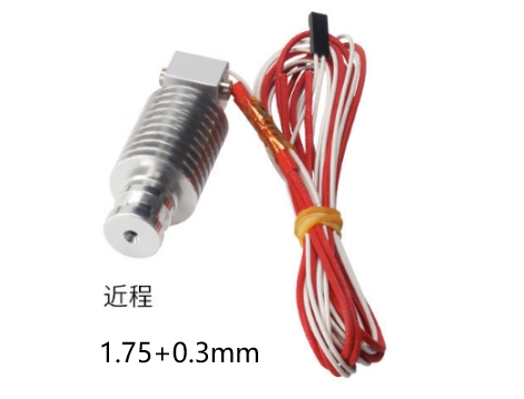 Экструдер в сборе Direct V5 с датчиком температуры и термистором (0.3мм, филамент 1.75мм)