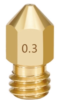 Сопло MK7/MK8 0.3мм (латунь, 1.75мм)