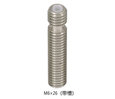 Термобарьер для 3D принтера MK с тефлоновой трубкой (M6x26мм, 1.75мм)