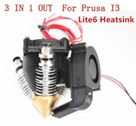 Двойной экструдер MK10 для Reprap 3D 1,75 мм