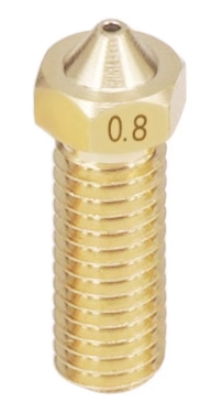 Сопло V6 Volcano 0.8мм (латунь, 3.0мм)