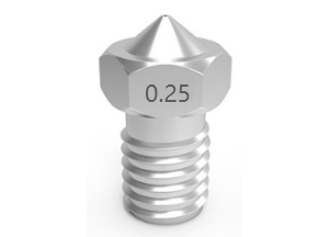 Сопло V5 V6 0.25мм (нержавеющая сталь, 3.0мм)