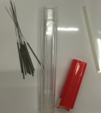 Игла из нержавеющей стали для чистки сопла (0.2мм)