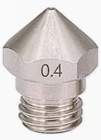 Сопло MK10 (нержавеющая сталь, 0.4мм, M7, филамент 1.75 мм)