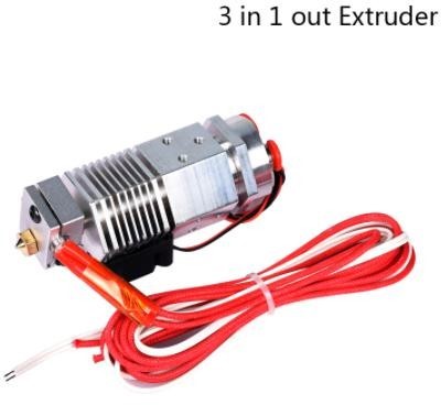 Экструдер с поддержкой трех цветов Ewest 12 v