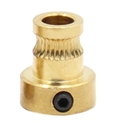 Шестерня для экструдера (медь, 5мм, для филамента 3мм)