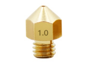 Сопло M6 1.0мм (медь, 1.75мм)