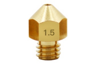 Сопло M6 1.5мм (медь, 3.0мм)