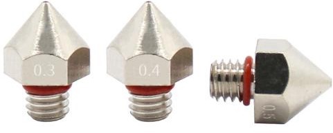 Гальваническое медное сопло 0,5 мм для нити 1,75 мм